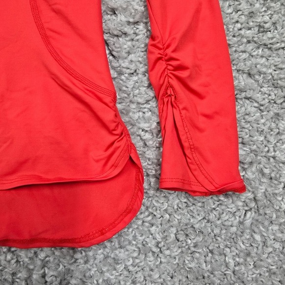 Title Nine Top Womens XS Pink 1/4 Zip Pullover Long Sleeve Stretch Running Gym - Picture 2 of 10